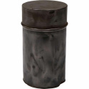 Vintage metallhink med lock