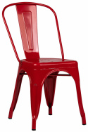 Stol \'Montmartre\' - Röd lackad