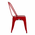 Stol \'Montmartre\' - Röd lackad