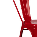 Stol \'Montmartre\' - Röd lackad