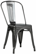 Stol \'Montmartre\' - Rustik stål