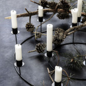 Ljusstake \'Ring\' L - Svart