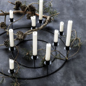 Ljusstake \'Ring\' L - Svart