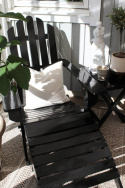 Solstol \'Lounge\' - Svart