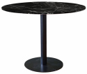Matbord \'Marbleous\' Runt 100cm - Svart 