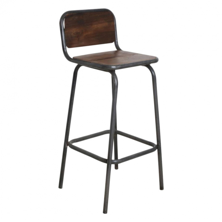 Barstol \'Factory\' m. ryggstöd i gruppen Möbler / Sittmöbler / Barstolar hos Reforma (STFW00301)