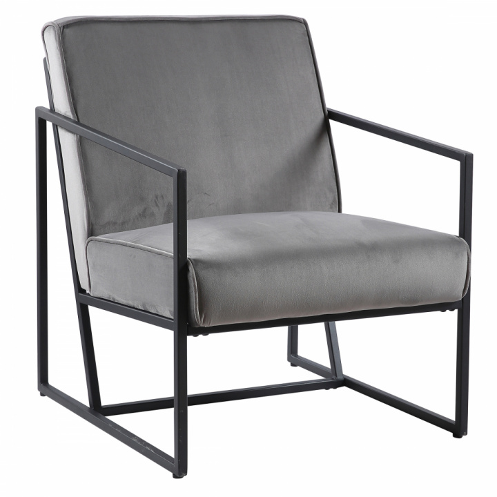 Fåtölj \'Lima\' - Sandgrå/Sammet i gruppen Kampanj / Möbler / Sittmöbler hos Reforma (SY-8511-Beige)