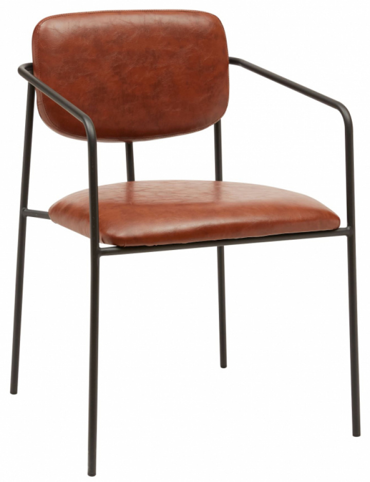 Karmstol \'Ebba\' - Brun i gruppen MBLER / Sittmbler / Stolar hos Reforma (SY-8581A-brown)