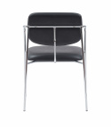 Karmstol \'Ebba\' - Svart/Silver