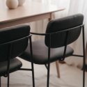 Karmstol \'Ebba\' - Svart