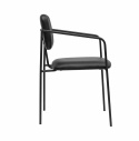Karmstol \'Ebba\' - Svart