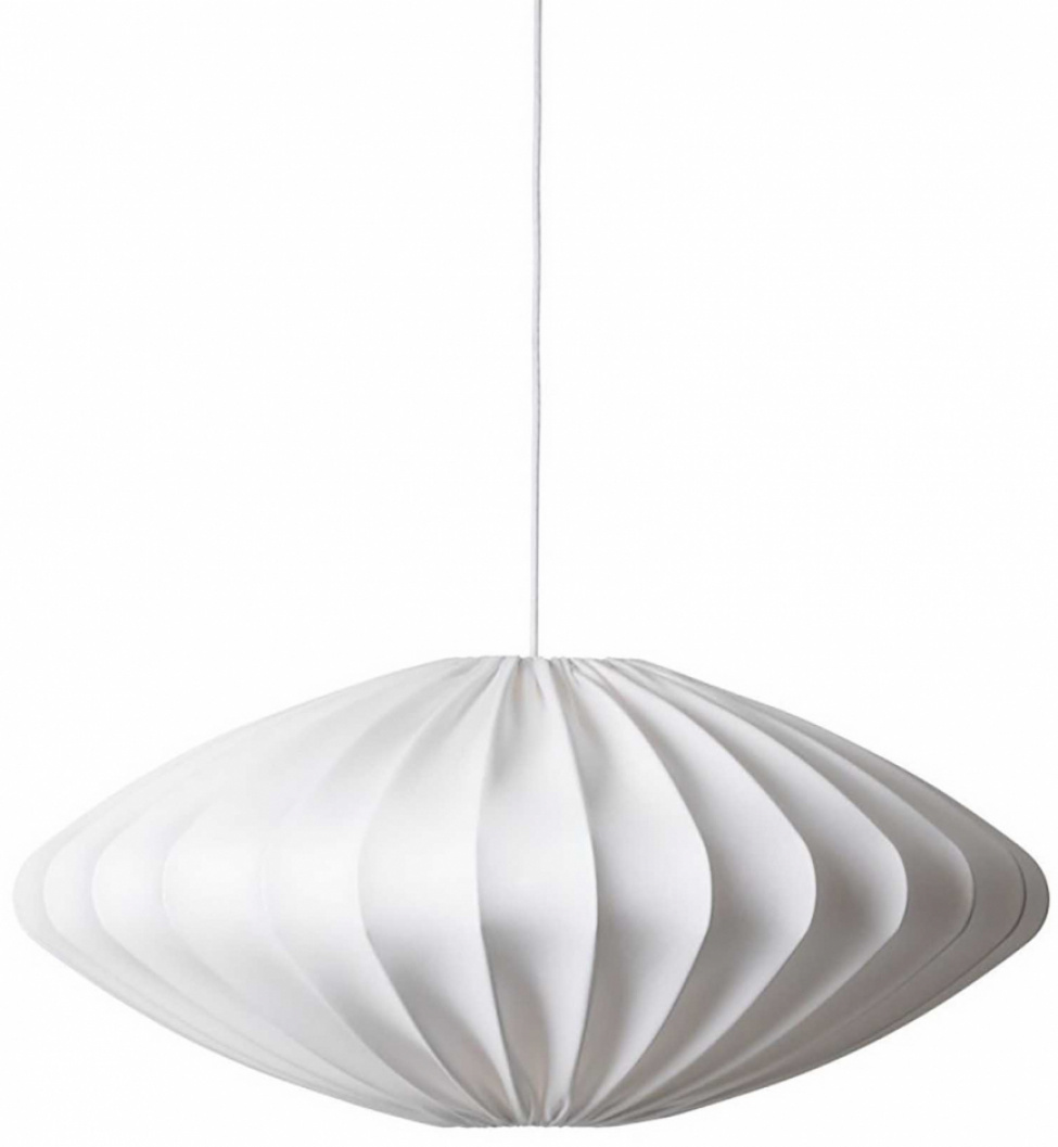 Lampskrm \'Ellipse\' - 80cm - Vit