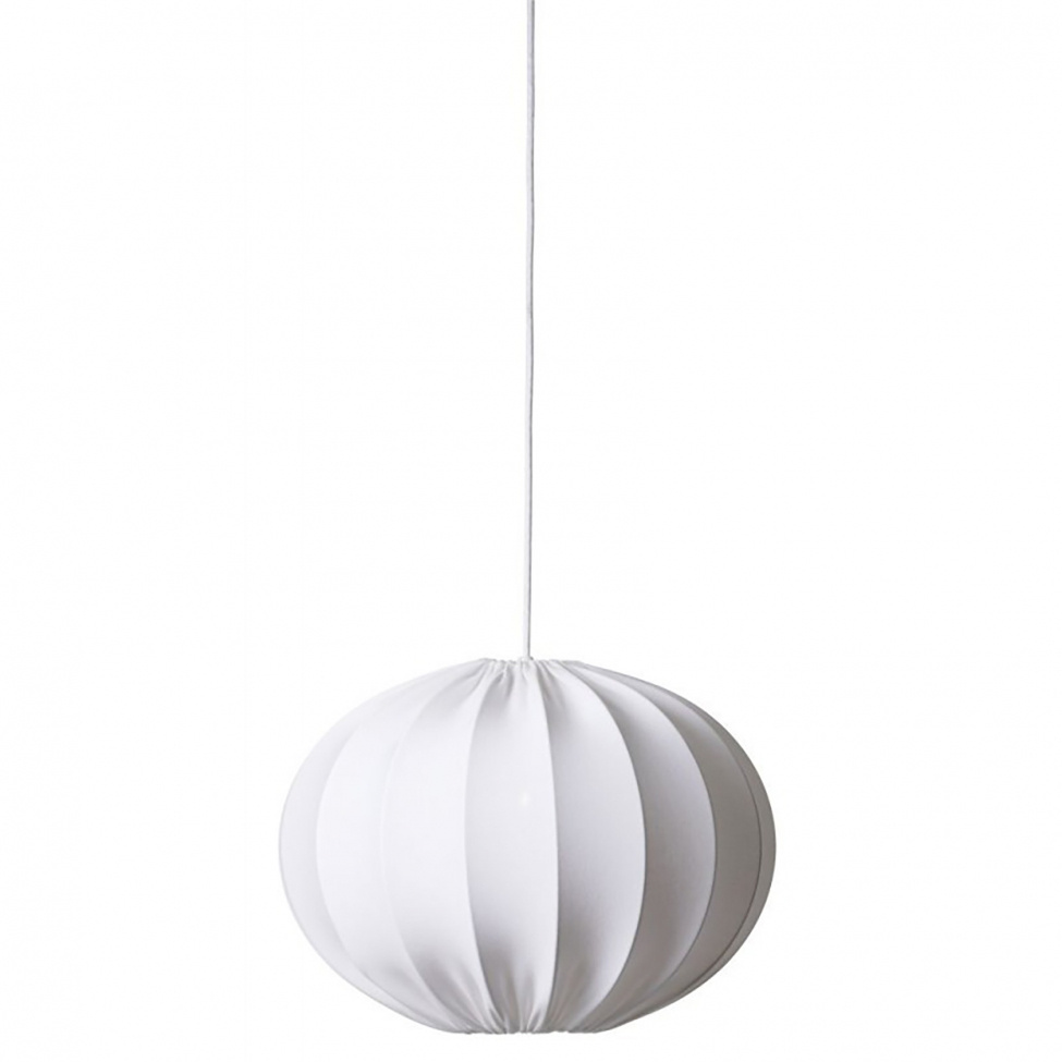 Lampskrm \'Oval\' - 40cm - Vit