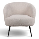 Fåtölj \'Capri\' - Beige/Bouclé