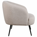 Fåtölj \'Capri\' - Beige/Bouclé