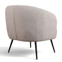 Fåtölj \'Capri\' - Beige/Bouclé