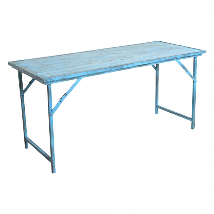 Matbord \'Market\' - Blå 153x62cm i gruppen Vintage / Vintagebord / Matbord Vintage hos Reforma (TAOW00091D)