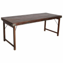 Matbord \'Rutic Brown\' - Trä 190x80cm