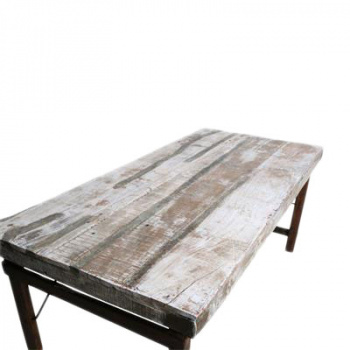 Fllbart matbord - Vitt 165x75cm