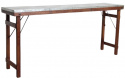 Sidobord \'Reclaimed Rustic\' - Zinc