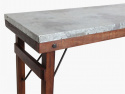 Sidobord \'Reclaimed Rustic\' - Zinc