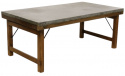 Sidobord \'Rustic\' - Zinc