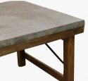Sidobord \'Rustic\' - Zinc