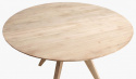 Matbord \'Studio\' Runt 140cm - Ljus trä 
