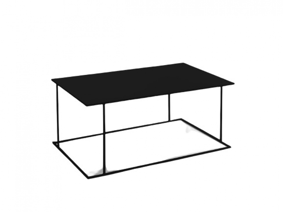 Soffbord \'Walt\' - 100x60 cm Svart