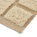 Ryamatta \'Leknes Handvävd Ull\' - Beige