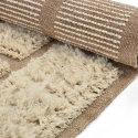 Ryamatta \'Leknes Handvävd Ull\' - Beige