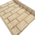 Ryamatta \'Leknes Handvävd Ull\' - Beige