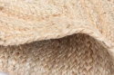 Rund matta \'Flätan\' 200cm - Jute