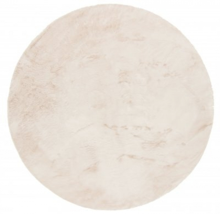 Rund matta \'Arnaga Super Soft\' 200cm - Beige i gruppen Inredning / Mattor / Ryamattor hos Reforma (V10165189)