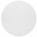 Rund matta \'Aranga Super Soft\' 120cm - Vit
