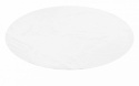 Rund matta \'Aranga Super Soft\' 120cm - Vit