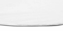 Rund matta \'Aranga Super Soft\' 120cm - Vit