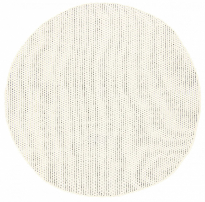 Rund matta \'Coastal\' 200cm - Greige i gruppen Inredning / Mattor / Ullmattor hos Reforma (V10165341)