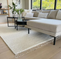 Ullmatta \'Cartmel\' 240x240cm - Offwhite