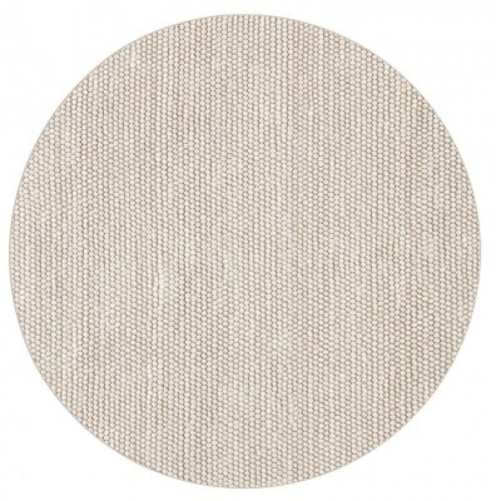 Rund Matta \'Avafors\' 200cm - Beige i gruppen Inredning / Mattor / Ullmattor hos Reforma (V10167683)
