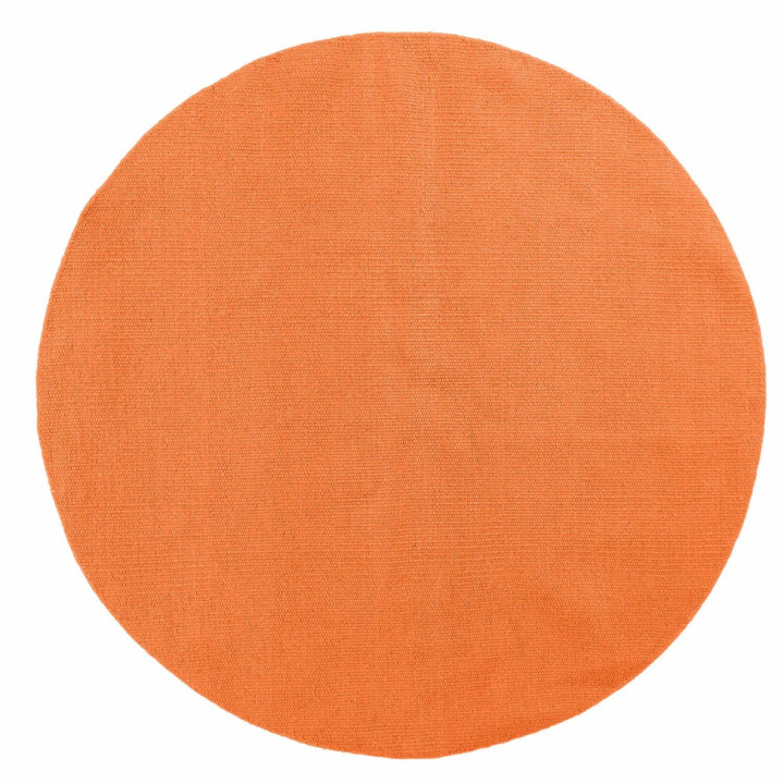 Rund matta \'Hamilton\' 160cm - Orange Peel i gruppen Inredning / Mattor / Ullmattor hos Reforma (V10167827)