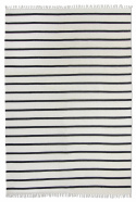 Bomullsmatta \'Helle\' 200x290cm - Vit/Svart
