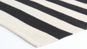 Bomullsmatta \'Nilo\' 80x200cm - Vit/Svart