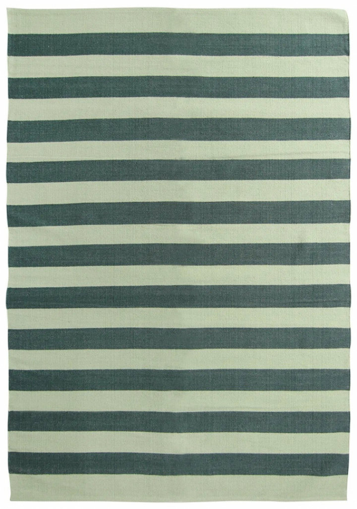 Bomullsmatta \'Nilo\' 80x200cm - Grön i gruppen Inredning / Mattor / Vävda Mattor hos Reforma (V10188143)