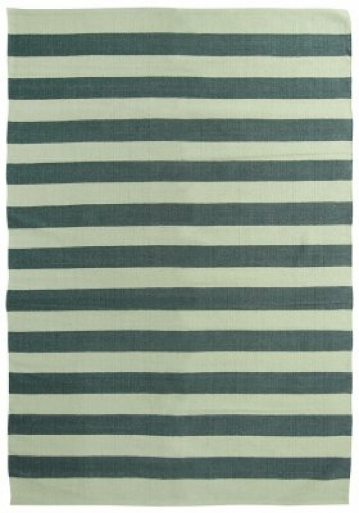 Bomullsmatta \'Nilo\' 140x200cm - Grön i gruppen Inredning / Mattor / Vävda Mattor hos Reforma (V10188145)