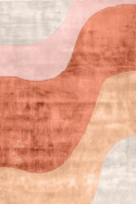Wiltonmatta \'Barcelona\' 200x280cm - Champagne/Orange