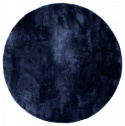 Rund Matta \'Aranga Super Soft\' 200cm - Mörkblå