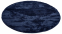 Rund matta \'Aranga Super Soft\' 200cm - Mörkblå