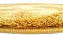 Rund matta \'Aranga Super Soft\' 120cm - Gul