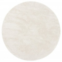 Rund Matta \'Amora\' 200cm - Vit